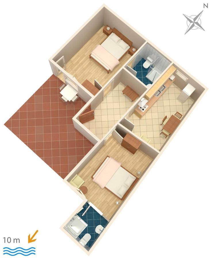 Family Friendly Seaside Apartments Brodarica, Sibenik - 4833 Brodarica  Eksteriør bilde
